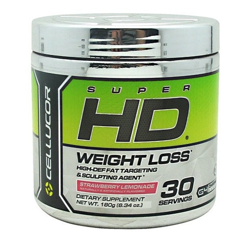 Cellucor Chrome Series Super HD Powder - Strawberry Lemonade - 30 Servings - 810390024858