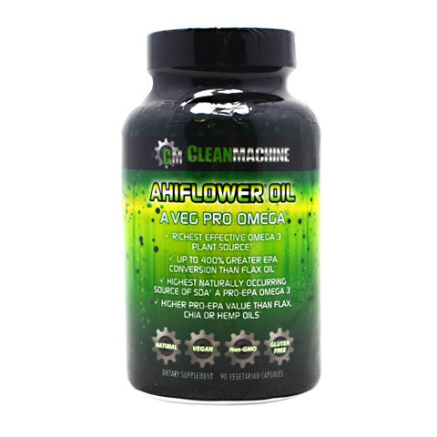 Clean Machine Ahiflower Oil - 90 Capsules - 857508004043