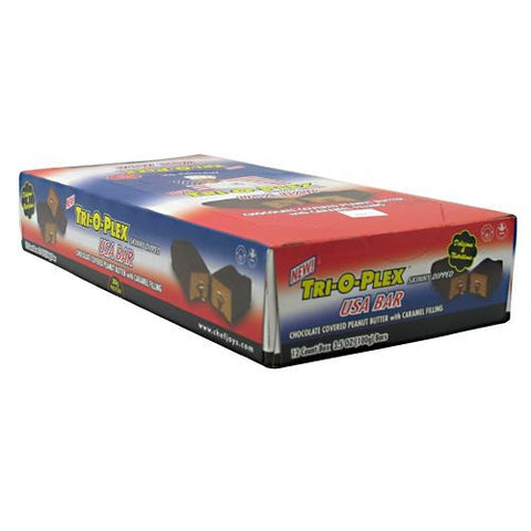 Chef Jays Tri-O-Plex Skinny Dipped Bar - USA-Chocolate Covered Peanut Butter - 12 Bars - 678991279103