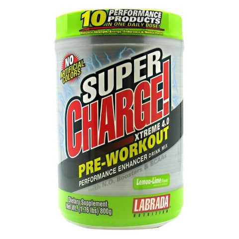 Labrada Nutrition Super Charge Xtreme 4.0 - Lemon-Lime - 1.76 lb - 710779444683