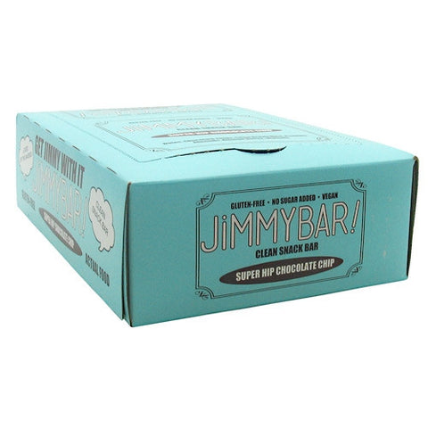 JimmyBar! Clean Snack Bar - Super Hip Chocolate Chip - 12 Bars - 855065004070