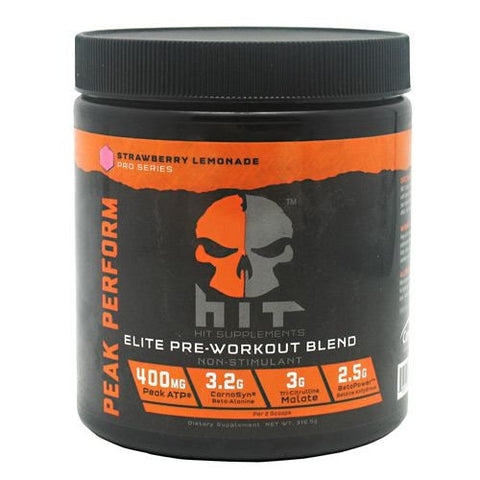 HiT Supplements Peak Perform Non-Stimulant - Strawberry Lemonade - 45 Servings - 793573882974