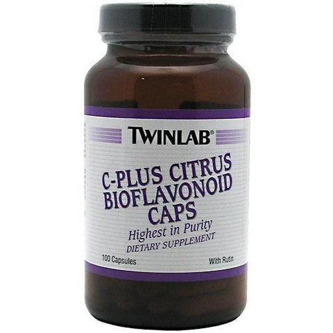 TwinLab C-Plus Citrus Bioflavonoid Caps - 100 Capsules - 027434007177