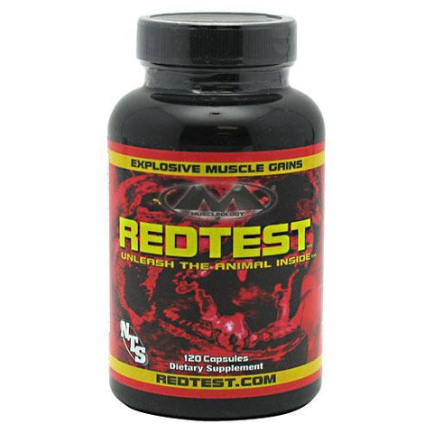 Muscleology Redtest - 120 Capsules - 829263300012