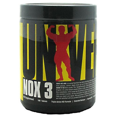 Universal Nutrition NOX 3 - 180 Tablets - 039442051929