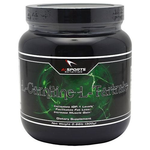AI Sports Nutrition L-Carnitine L-Tartrate - Unflavored - 300 g - 804879162032