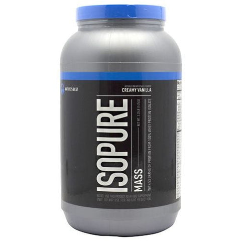 Natures Best Isopure Mass - Creamy Vanilla - 3.25 lb - 089094022013