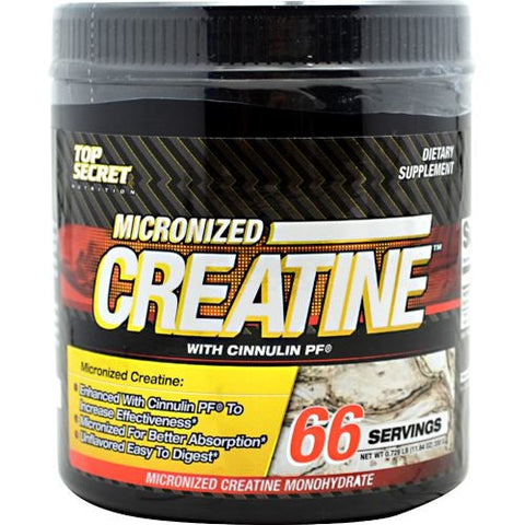 Top Secret Nutrition Micronized Creatine - 66 Servings - 858311002790