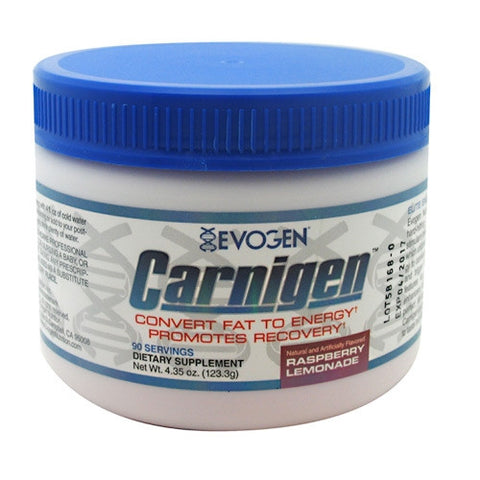 Evogen Carnigen - Raspberry Lemonade - 90 Servings - 852678013161