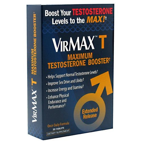 Virmax VirMax T Testoserone Booster - 30 Tablets - 853422004008