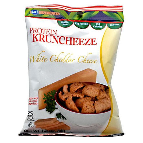 Kays Naturals Protein Kruncheeze - White Cheddar Cheese - 1.2 oz - 10811178009361