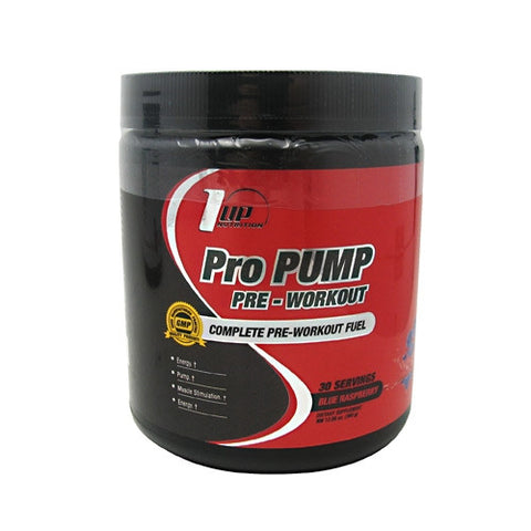 1 UP Nutrition Pro Pump - Blue Raspberry - 30 Servings - 019962231810