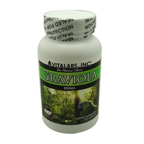 Vitalabs Graviola - 100 Capsules - 092617171419