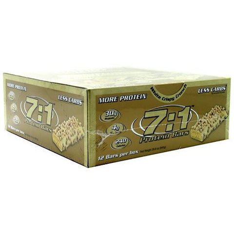2:1 7:1 Protein Bar - White Crispy Crunch - 12 Bars - 091037079091