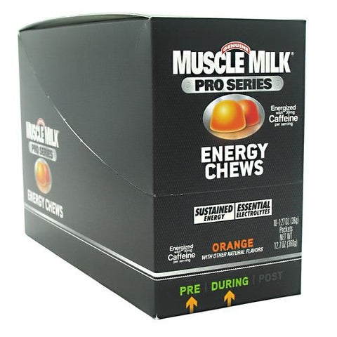CytoSport Pro Series Energy Chews - Orange - 10 Packets - 660726539125