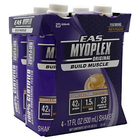 EAS Myoplex Original Nutrition Shake RTD - Cookies and Cream - 12 Servings - 00791083006460