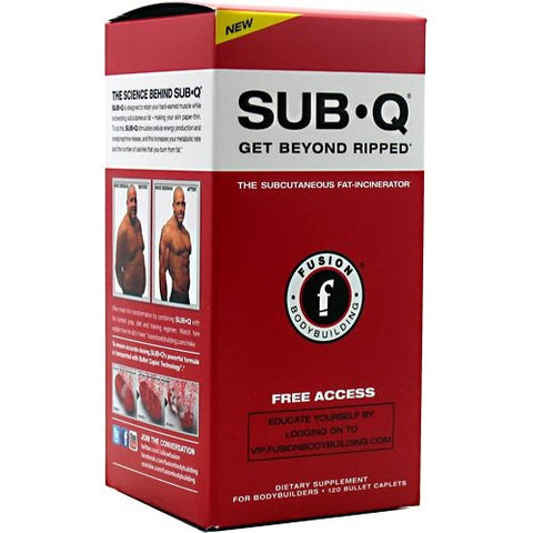 Fusion Bodybuilding Sub-Q - 120 Caplets - 836722007016