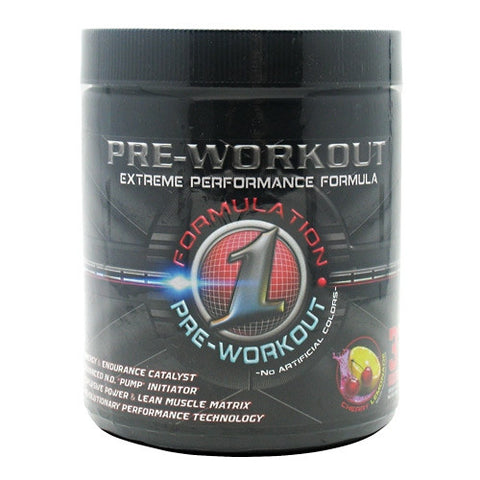 Formulation One Nutrition Pre-Workout - Cherry Lemonade - 37 Servings - 850454003030
