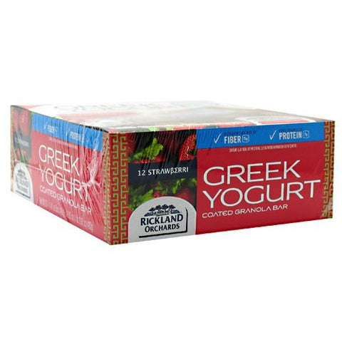 Rickland Orchards Greek Yogurt Bar - Strawberri - 12 Bars - 858411003567