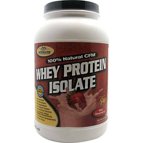 Integrated Supplements CFM Whey Protein Isolate - Wild Strawberry - 2 lb - 876207000019