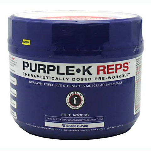 Fusion Bodybuilding Purple-K Reps - Grape - 220 g - 836722007047