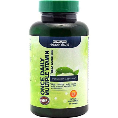 Betancourt Nutrition Betancourt Essentials Multiple Vitamin + Beta Carotene - 60 Tablets - 857487003914