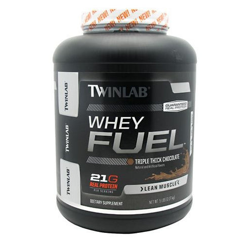 TwinLab Whey Fuel - Triple Thick Chocolate - 5 lb - 027434037419