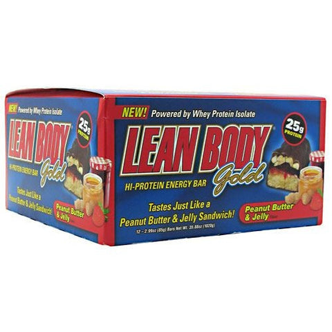 Labrada Nutrition Lean Body Gold - Peanut Butter & Jelly - 12 ea - 710779444935