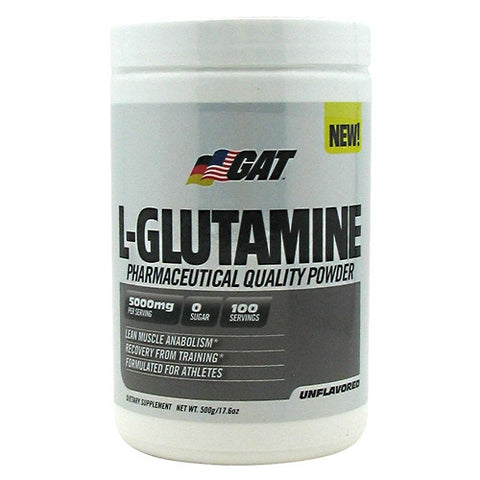 GAT L-Glutamine - Unflavored - 500 g - 859613000408