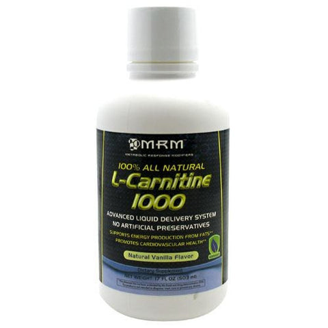 MRM L-Carnitine 1000 Liquid - Vanilla - 16 oz - 609492722119