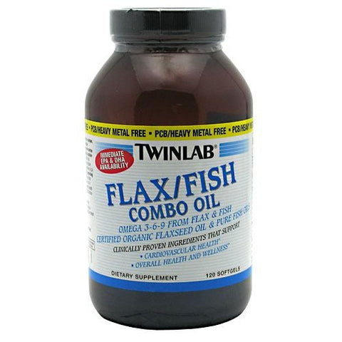 TwinLab Flax/Fish Combo Oil - 120 Softgels - 027434031042