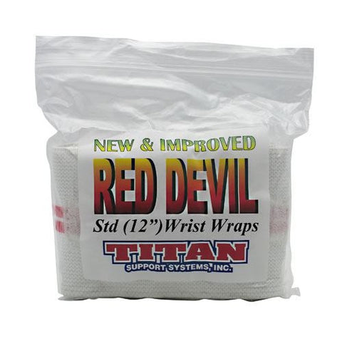 Titan Support Systems Red Devil Standard Wrist Wraps - Titan Support Systems Red Devil Standard Wrist Wraps - 896514001004