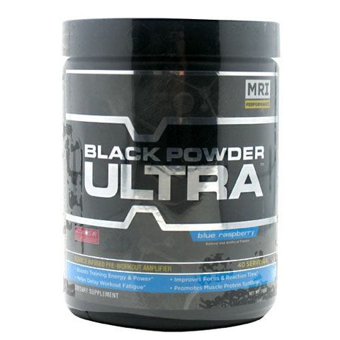 MRI Black Powder Ultra - Blue Raspberry - 40 Servings - 633012065820