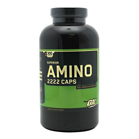 Optimum Nutrition Superior Amino 2222 Caps - 300 Capsules - 748927020212