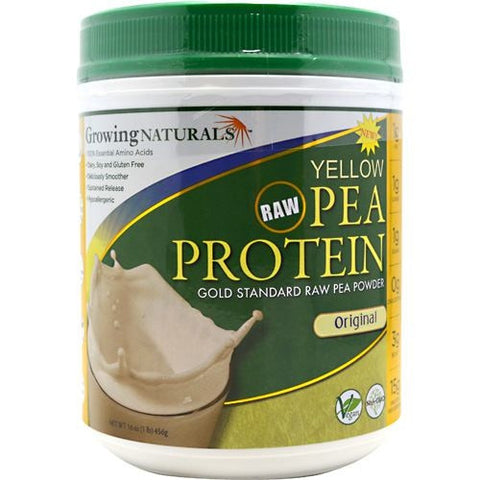 Growing Naturals Pea Protein - Original - 1 lb - 815211010379