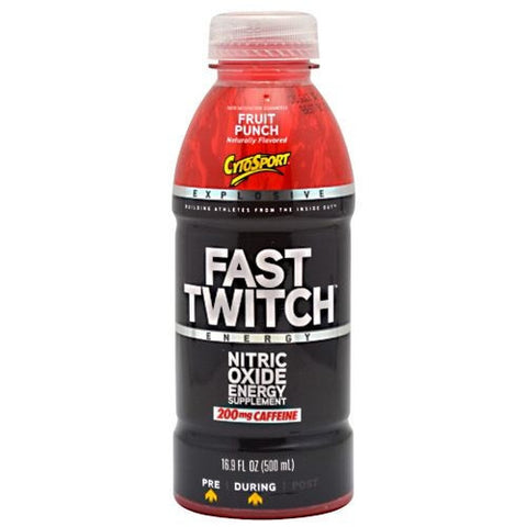 CytoSport Fast Twitch RTD - Fruit Punch - 12 Bottles - 00876063003643