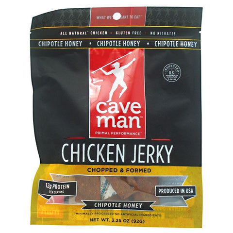 Caveman Foods Chicken Jerky - Chipotle Honey - 3.25 oz - 853385003612
