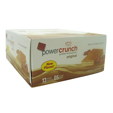 BNRG Power Crunch Crisp - Salted Caramel Escape - 12 Bars - 644225741029