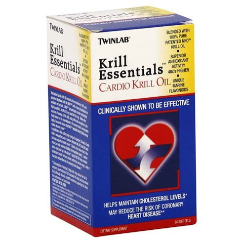 TwinLab Krill Essentials Cardio Krill Oil - 60 Softgels - 027434031059