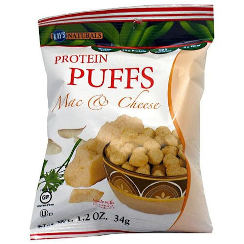 Kays Naturals Protein Puffs - Mac & Cheese - 1.2 oz - 10811178009293