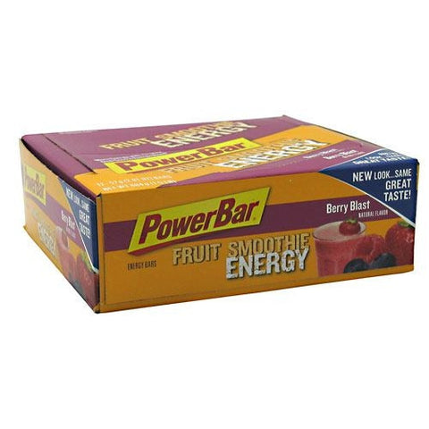 PowerBar Fruit Smoothie Energy Bar - Berry Blast - 12 Bars - 097421010107