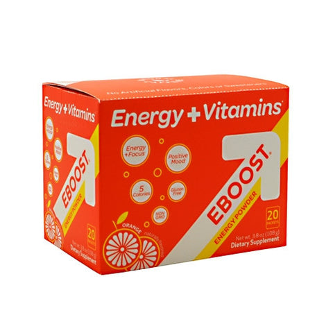 Eboost Eboost Energy Powder - Orange - 20 Packets - 094922804396