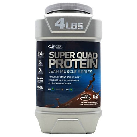 Inner Armour Blue Super Quad Protein - Milk Chocolate - 4 lb - 183859102061