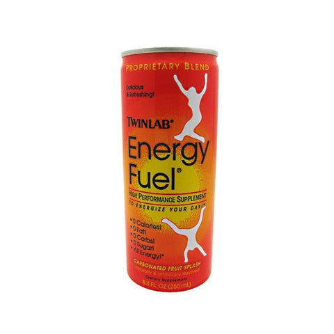 TwinLab Energy Fuel - Carbonated Fruit Splash - 24 Cans - 027434041935