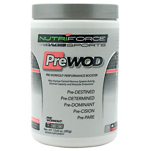 Nutriforce Sports PreWod - Fruit Punch - 28 Servings - 755244017009