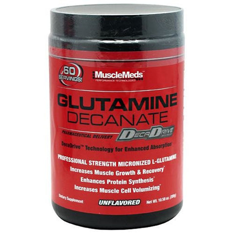 Muscle Meds Glutamine Decanate - Unflavored - 10.58 oz - 891597002610