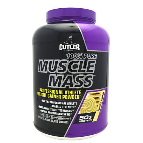 Cutler Nutrition Muscle Mass - Vanilla Cookie - 5.8 lb - 810150020687