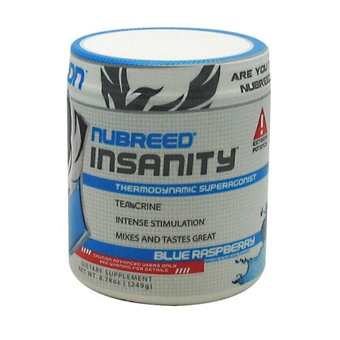 Nubreed Nutrition Insanity - Blue Raspberry - 45 Servings - 045635087606