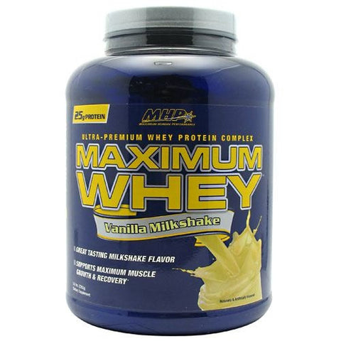 MHP Maximum Whey - Vanilla Milkshake - 5 lb - 666222091969