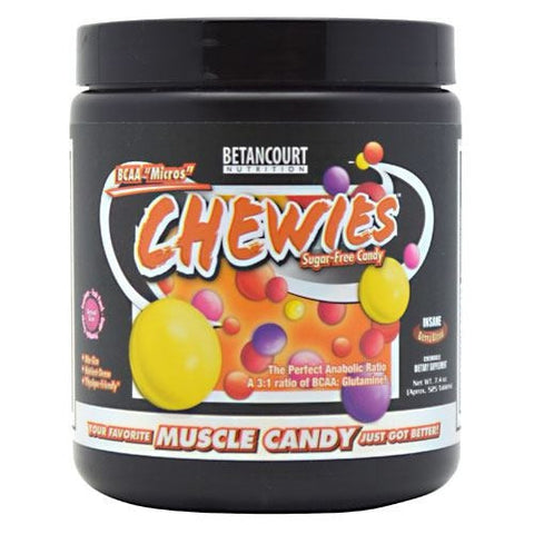 Betancourt Nutrition Chewies BCAA Micros - Berry Blend - 21 Servings - 857487003204